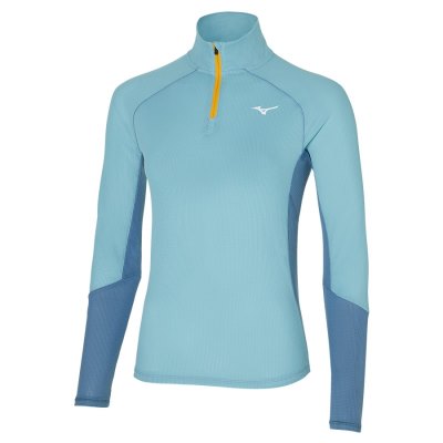 Manga Larga Mizuno Dryaeroflow LS Tee Mujer - Azules Claro - Chile M793WIMUAL